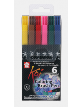 KOI COLOR BRUSH BASIC SET 6