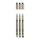 PIGMA MICRON SET 05 BLACK GRAY