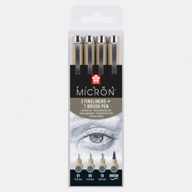 PIGMA MICRON SET 4 LT. COOL GRAY