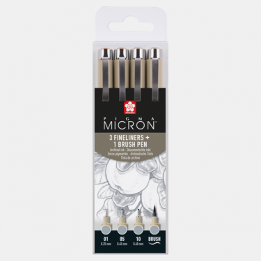PIGMA MICRON SET 4 COOL GRAY