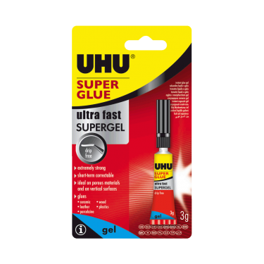 UHU SEKUNDNO LEPILO V GELU, 3 g
