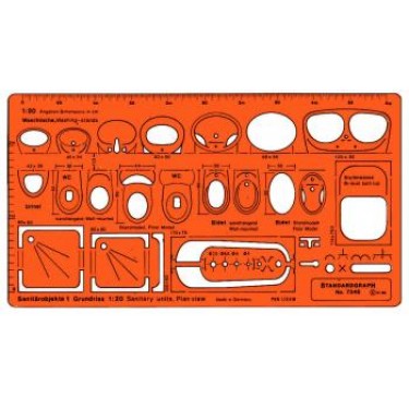 ARHITEKTURNA PROFI ŠABLONA 1:20