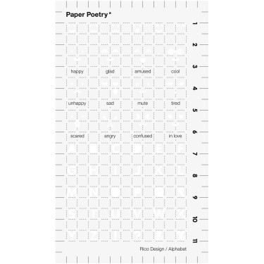 ŠABLONA ZA BULLET JOURNAL, SIMBOLI SMEŠKOTI IN ABECEDA