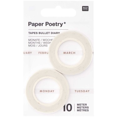 WASHI TAPE, DNEVI IN MESECI