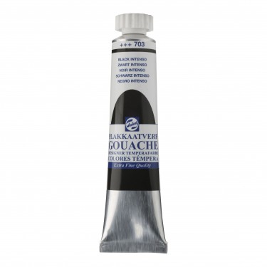 GOUACHE 20ML BLACK INTENSO